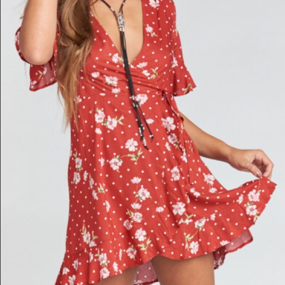 Evelyn Mini Wrap Dress